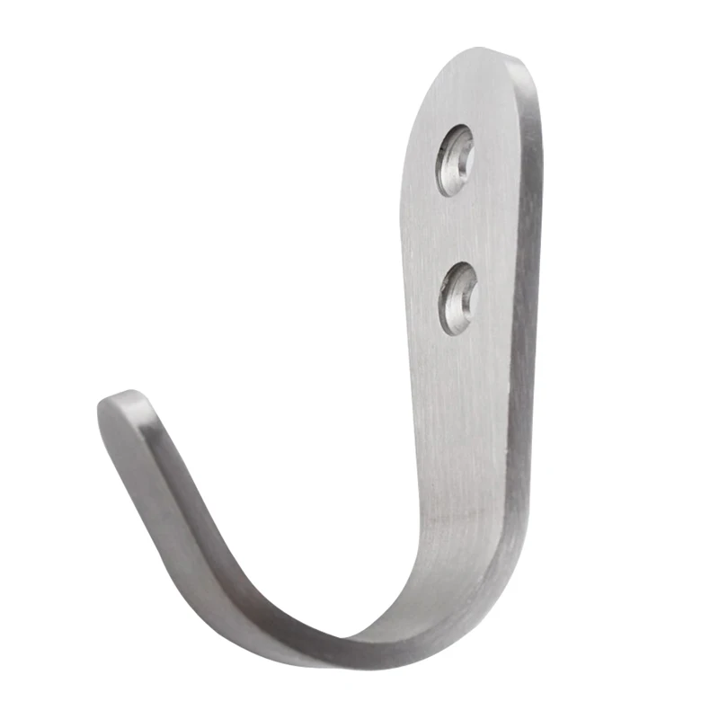 

1/2/5/10 Stainless Steel Organizer Hook Bathroom Hook Rustproof Kitchen Utensil Utility Hanger Metal Wall Mount JDH88