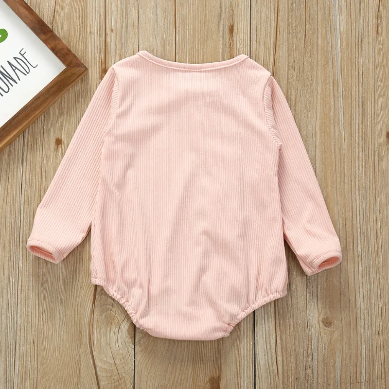 Осенняя повседневная одежда для новорожденных девочек CANIS комбинезон на