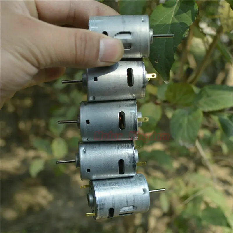 27 мм круглый RS-380 угольные щетки Двигатель постоянного тока 3V ~ 7 4 V 17800 об/мин