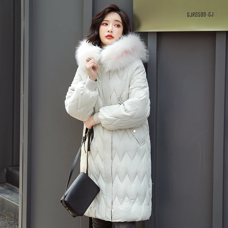 2019 Горячая покупка зимняя женская утепленная Меховая куртка с капюшоном Женская