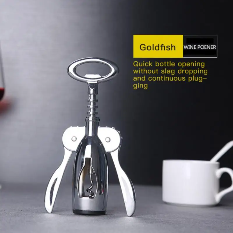 

Kitchen Tools Bottle Opener Wine Accessories Metal Wine Corkscrew Stainless Steel Waiter Bottle Beer Cap Opener Wine Corkscrew
