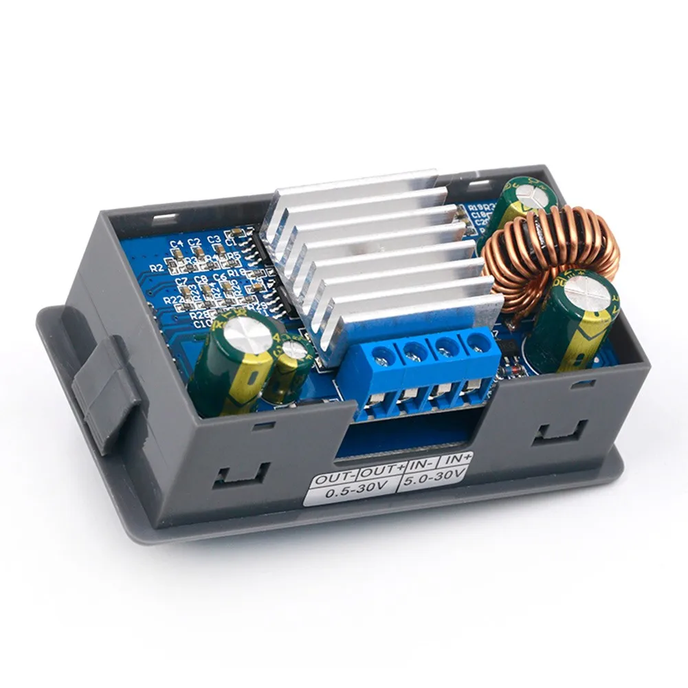 

1PC DC 0.5-30V 4A Boost Converter Module CC CV Voltage Regulator LCD Display Adjustable Regulated Power Supply Power Regulators