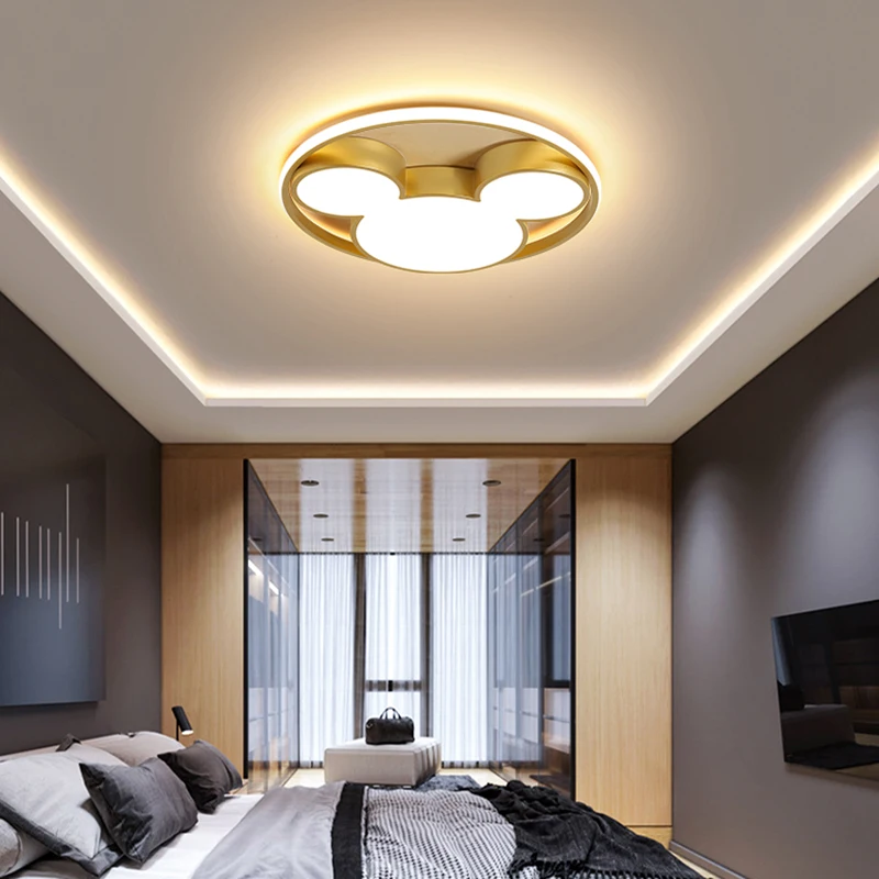 $83.29 Nordic mich home decoration salon bedroom decor smart led lamp lights for room dimmable ceiling light lamparas indoor lighting