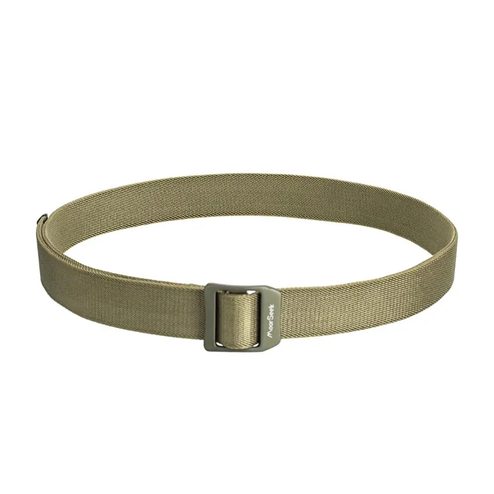 Мужской/женский эластичный нейлоновый ремень с пряжкой из алюминиевого сплава