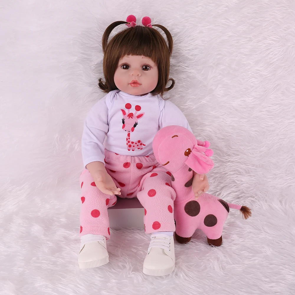 47 см/55 см Силиконовые Reborn Baby милые куклы Bebe Alive Menina дети мягкие Playmate реалистичные Boneca реалистичные девушки подарки на день рождения