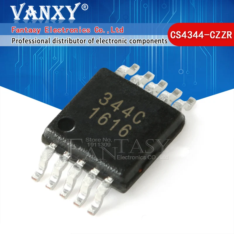 10 шт. CS4344-CZZR MSOP-10 344C MSOP10 CS4344 MSOP