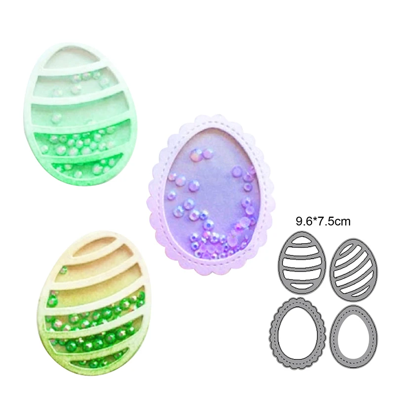 

cutting dies Easter Eggs Grass Border metal cutting dies Stencil for DIY Scrapbooking Paper Card Making embossing craft dies
