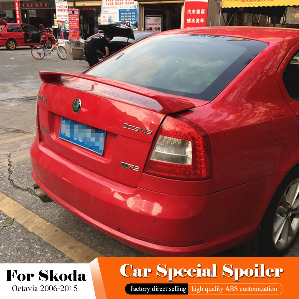 Спойлер AITWATT для Skoda Octavia 2006-2015 спортивный АБС-пластик неокрашенный Праймер