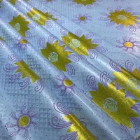 top quality shining golden plating bazin riche atiku fabric 10 yardspc nigerian cotton brocade tissu african bazin riche fabric