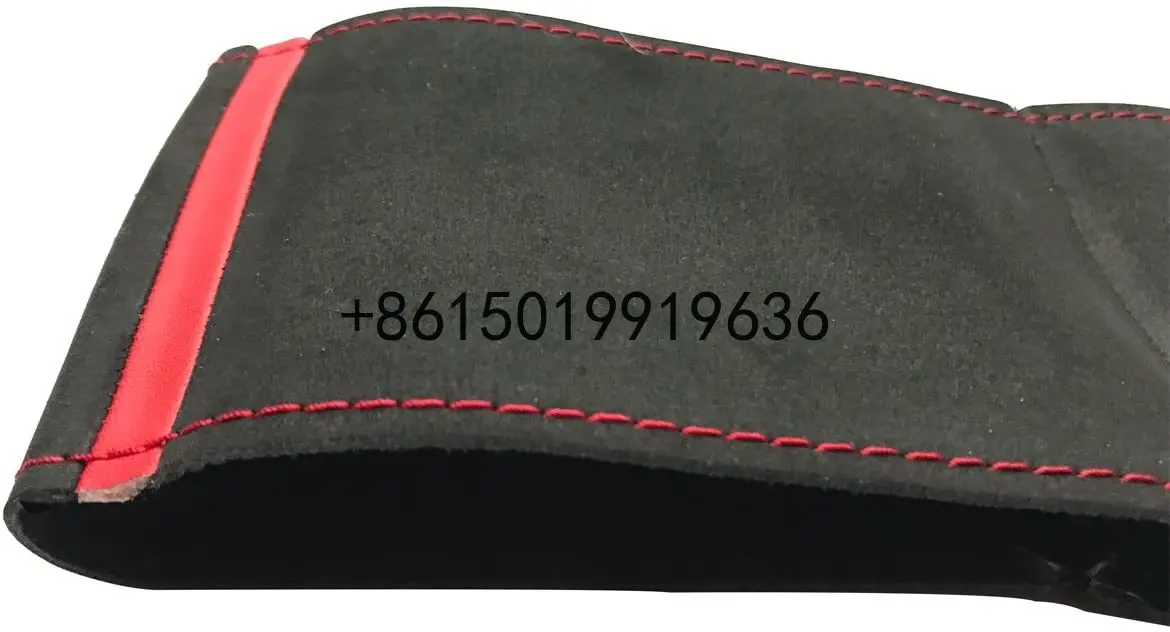

Black Leather Suede Steering Wheel Cover for 15-19 VOLKSWAGEN Jetta GLI Golf R Golf 7 MK7 Golf GTI Accessories