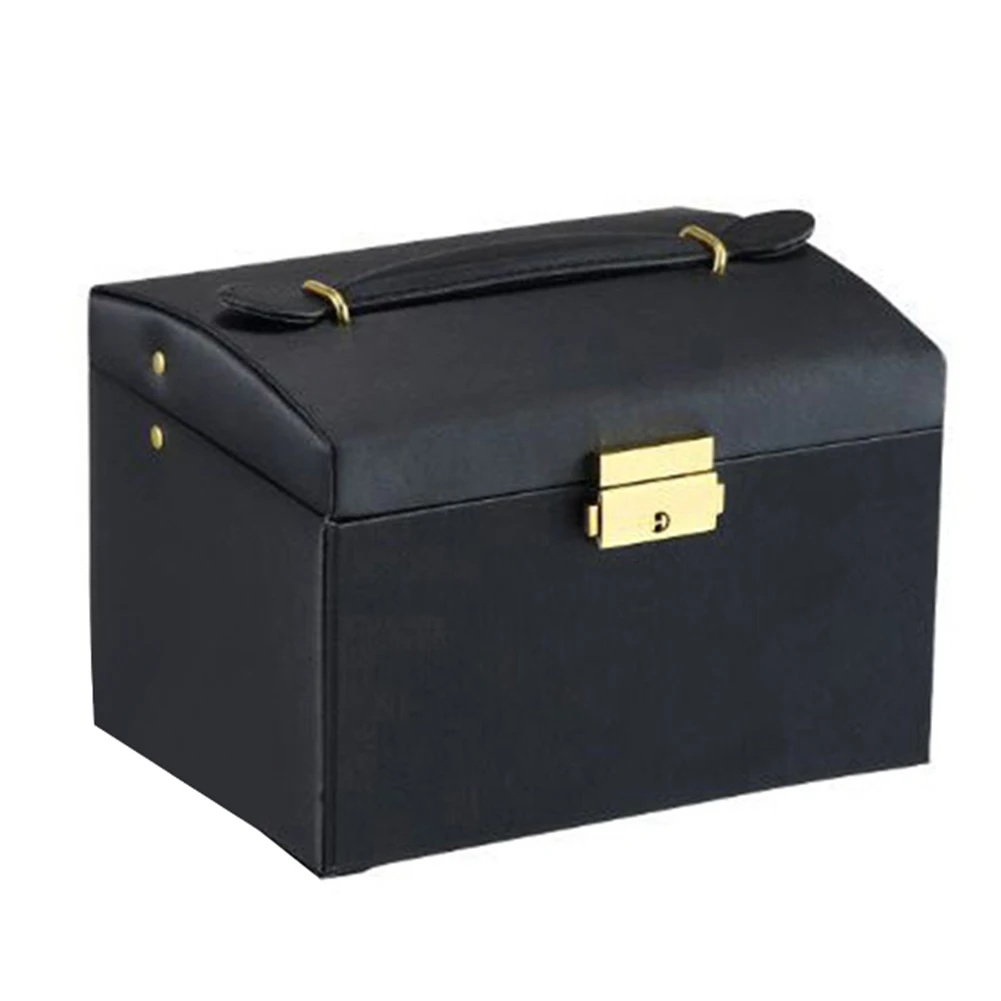 Новая модная шкатулка из искусственной кожи для ювелирных изделий ожерелье