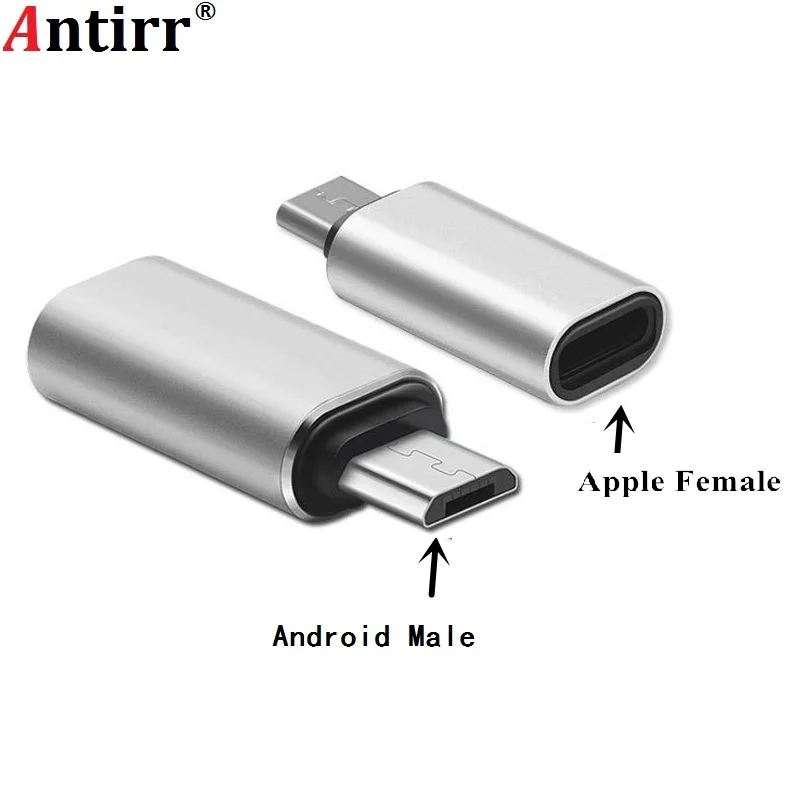 

8Pin Female to Micro USB Male Adapter Android Phone Cable Fast Charging Connector for Iphone Cable to Android phone for Samsung