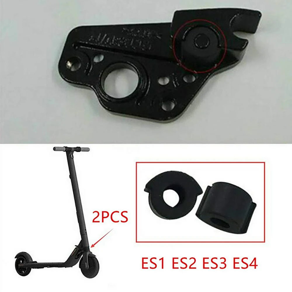 2pcs Scooter Shock Proof Pad For Xiaomi Ninebot ES1 ES2 ES4 Electric Cushion Solid Silicone Folding Protector Tool | Спорт и
