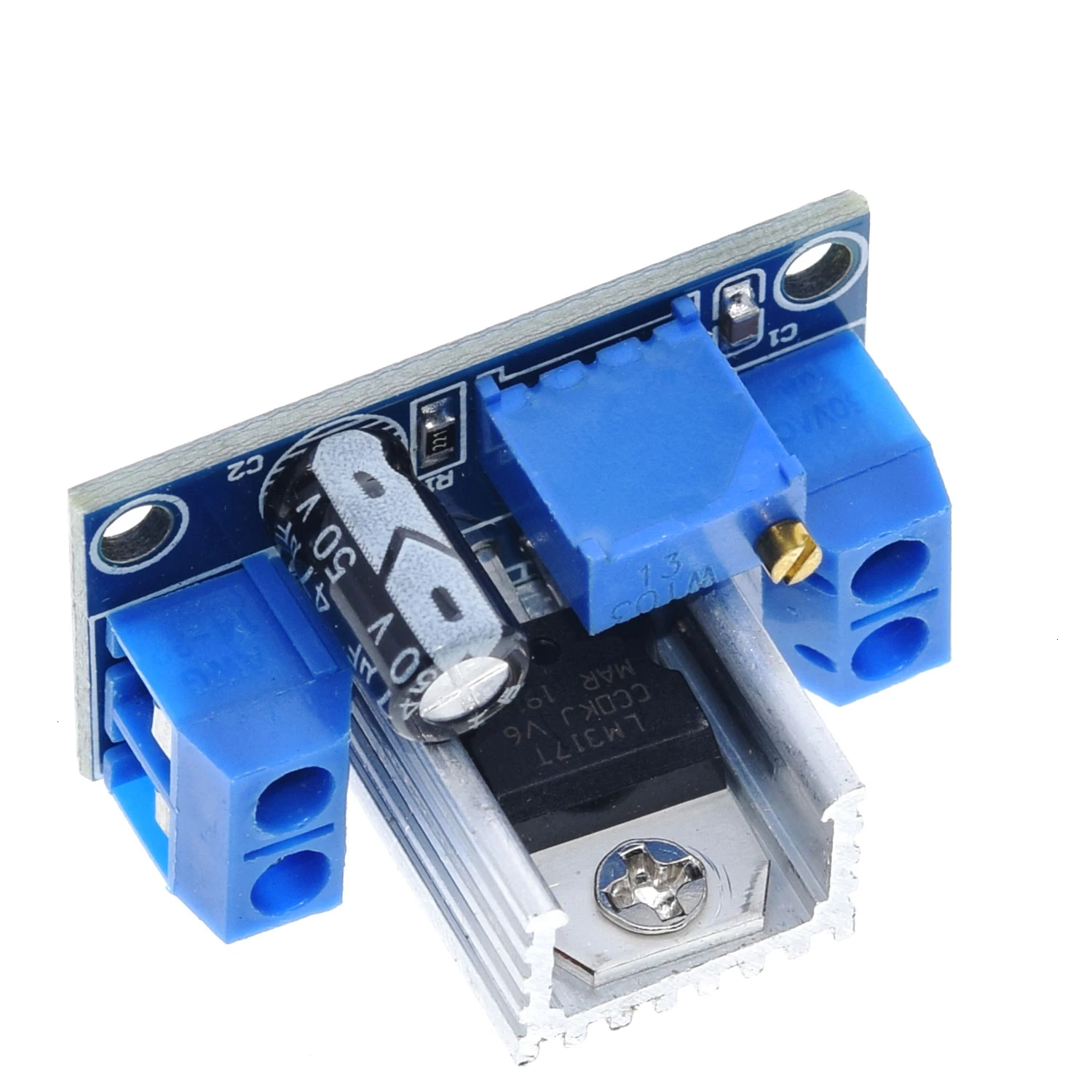 LM317T DC-DC Регулируемый преобразователь понижающий модуль печатной платы линейный регулятор питания с выпрямительным фильтром