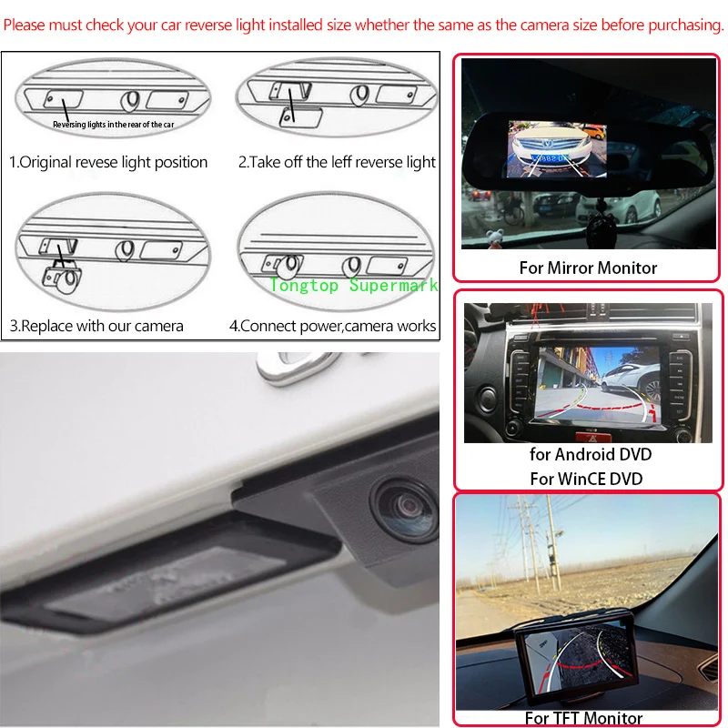 2 4 г Гц Беспроводной Ночное Видение заднего вида Камера для BMW E82 E46 E90 E91 E39 E53 X1 X3 X5 X6