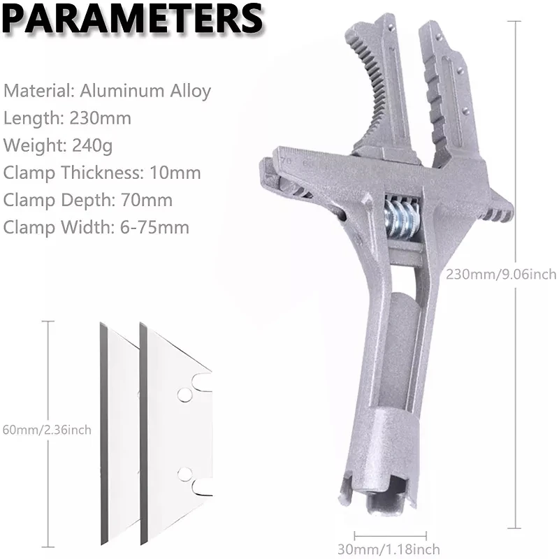 large opening wrench set aluminum alloy adjustable pipe plumbing spanner multifunction plumber bathroom repair hand tools free global shipping