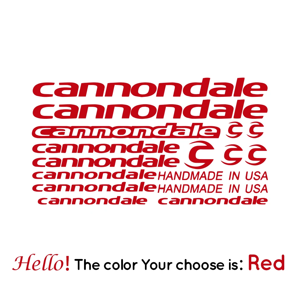 

Bike Mountainbike Cycling Decorative Stickers for CANNONDALE Accessories Decor of Mtb Racing DIY Stickers Frame Road Car Decal
