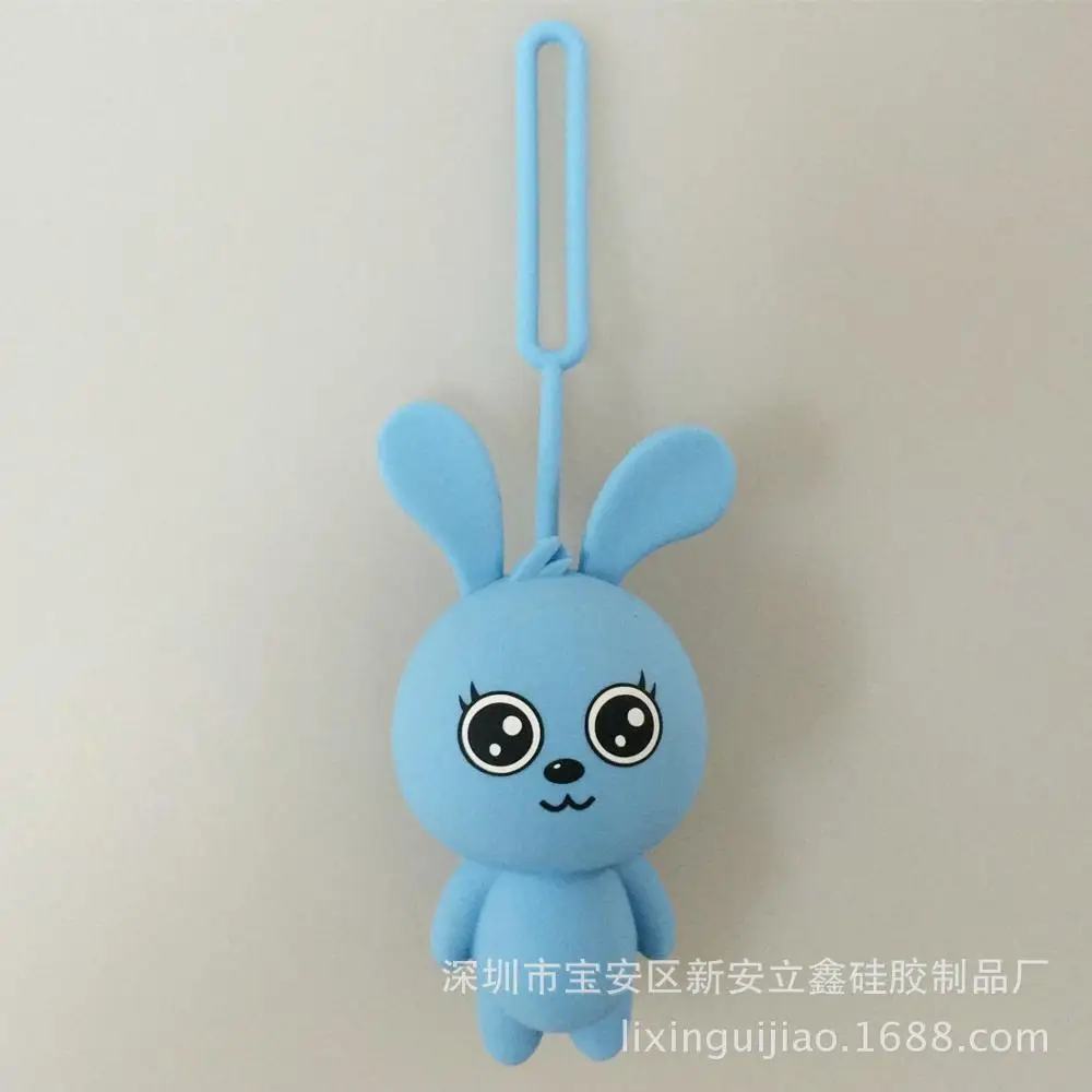 Силиконовый Автомобильный держатель для ключей Милая Серая кошка медведь подвеска панды для сумки для мужчин и женщин Брелок чехол для ключей для мальчиков и девочек Сумка для ключей кошелек для ключей - Цвет: 20 ten pc