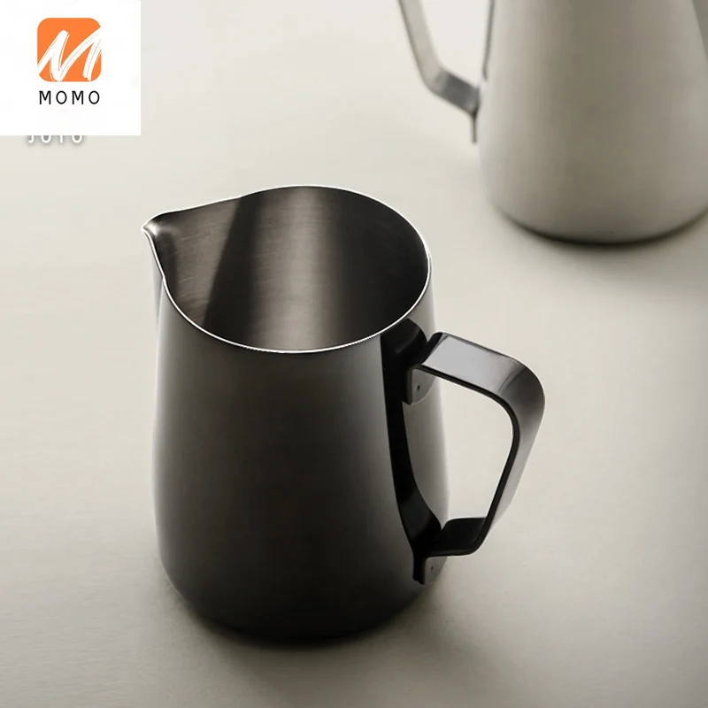 

304 Stainless Steel Pitcher Hand Wash Pot Fancy Coffee Machine Supporting Equipment Thickened Pointed Milk Frothing Cup Milk Jar