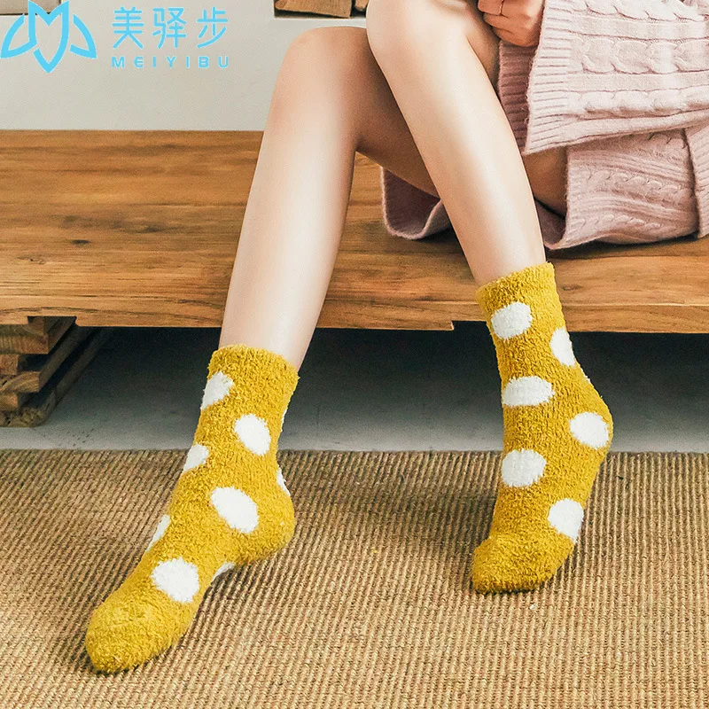 20 пары/компл. женские зимние носки коралловые женские носки в японском стиле осенние женские носки оптом от AliExpress RU&CIS NEW