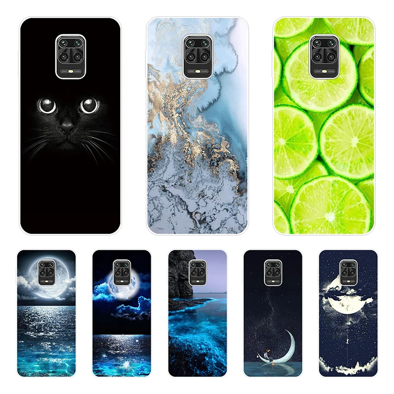

For Xiaomi Redmi Note 9 Pro Case Pattern Painted Soft TPU Silicone Phone Back Cases For Xiaomi Redmi Note 9S Note9 9Pro Cover