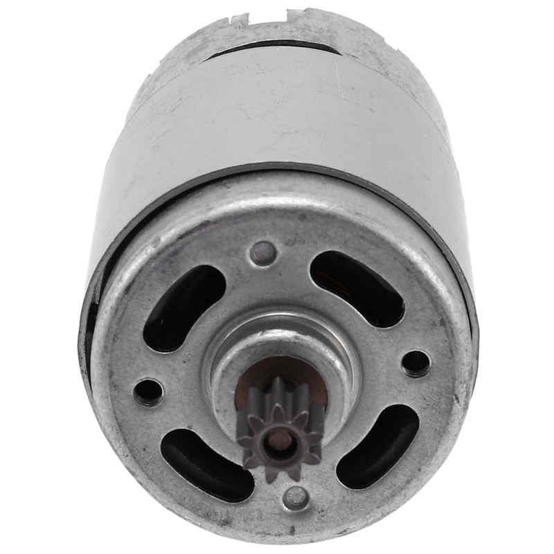 RS550 21V DC мотор с одной скоростью 9 зубьев и высоким крутящим моментом коробка