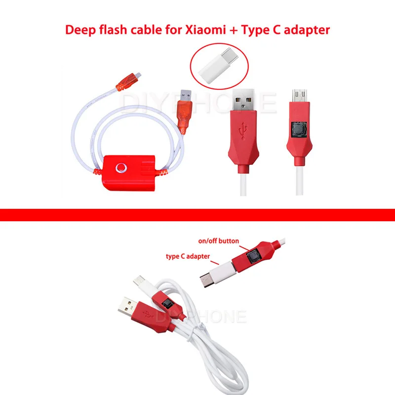 Для Xiaomi Redmi Deep Flash Repair кабель Type C адаптер открытый порт 9008 быстрая загрузка