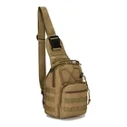 Военная Тактическая Сумка, туристический рюкзак на плечо с системой Молле для охоты, занятий спортом на открытом воздухе, кемпинга, путешествий, пешего туризма, камуфляжная Сумка-слинг