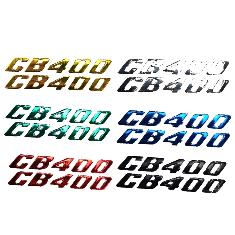 Motorcycle 3D Emblem Badge Decal Tank Wheel CB400 Sticker For Honda CB400 CB400SF CB 400 Super Four VTEC