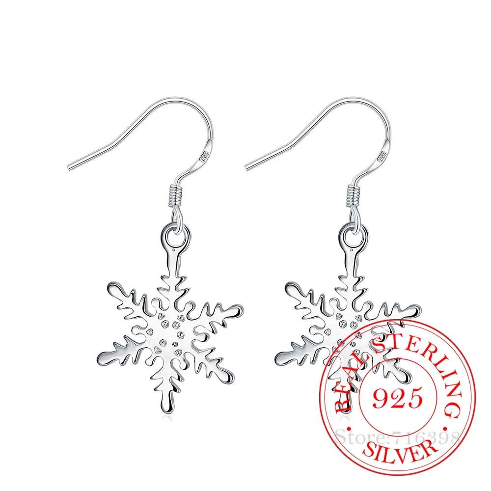 Корейские 100% Стерлинговое Серебро 925 пробы романтические винтажные длинные