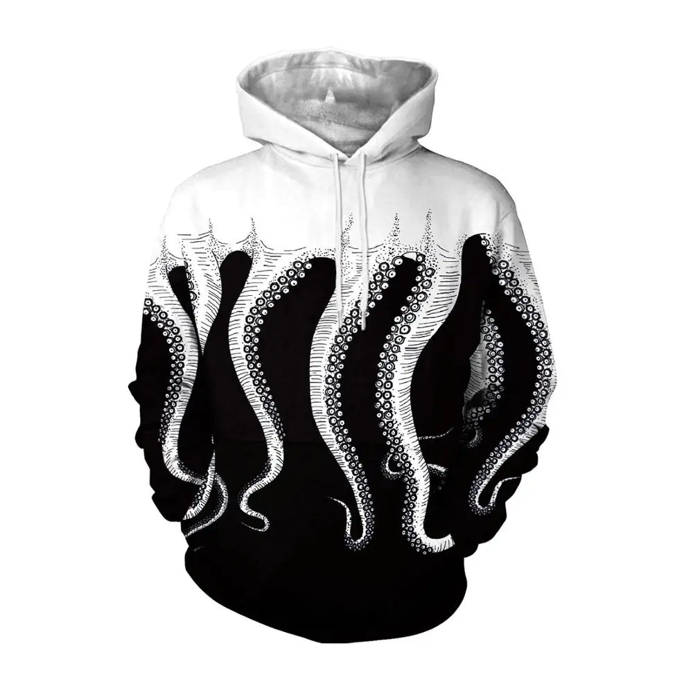 Neue Octopus Raum Hoodies Sweatshirts Galaxy 3D Gedruckt Muster Herbst Mit Kapuze Frauen Hoodie |