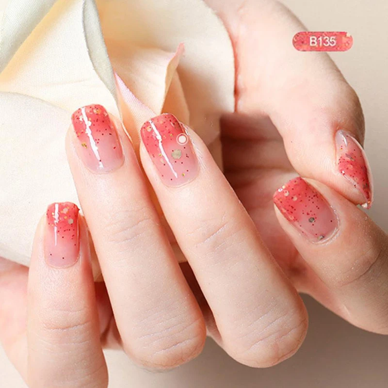 8 мл Гель-лак для ногтей, снимается без использования лампы, с блестками и пайетками, быстро сохнет, водостойкий, долго держится, инструменты для искусства