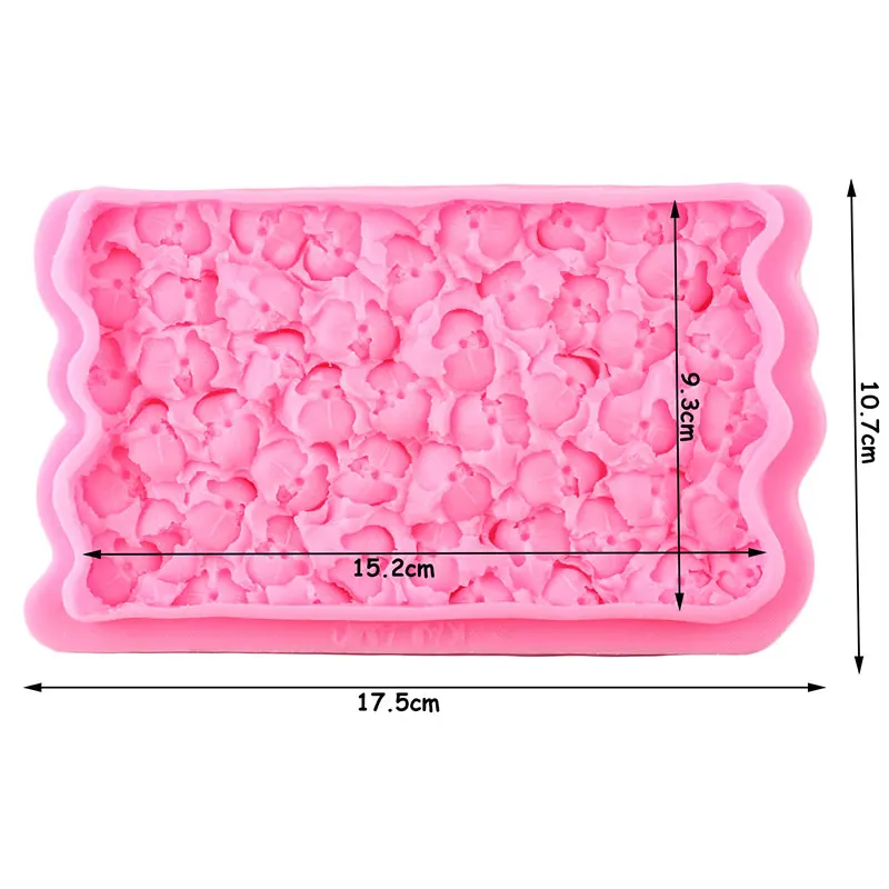 Лепестки орхидеи границы силиконовые формы DIY цветок кекс Топпер инструменты для