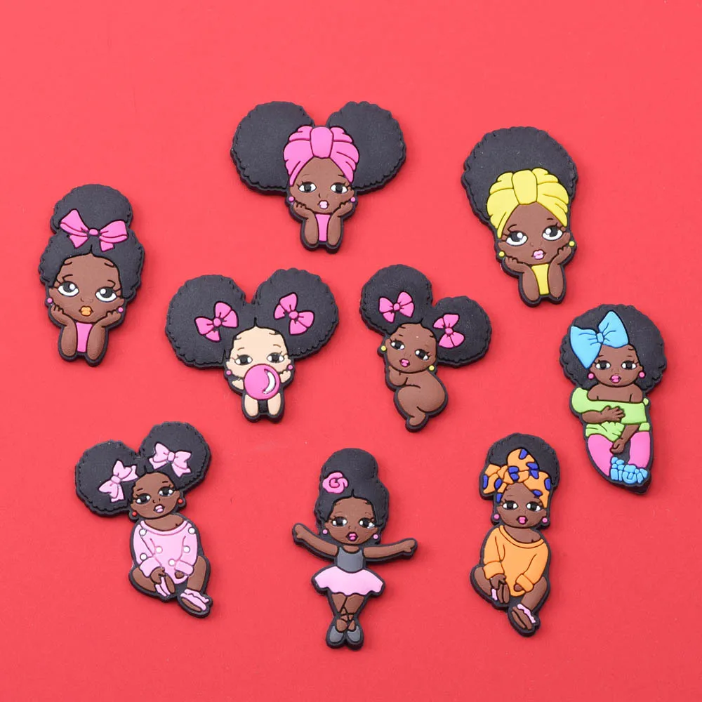 

The Set PVC Croc Shoes Charms Accessories Cute Decorations Fit Croc Sandals Bracelets Ornaments Kids Gift