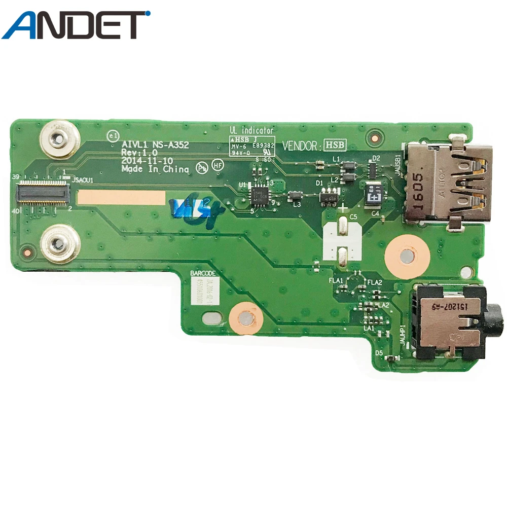 

Original For Lenovo ThinkPad L450 USB Audio Board AIVL1 NS-A352 00HT813