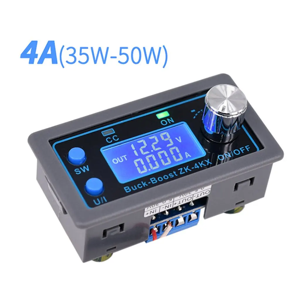 DC Buck повышающий преобразователь постоянного тока с CV 0 5 30V 4A 5V 6 в 12 В 24 модуль