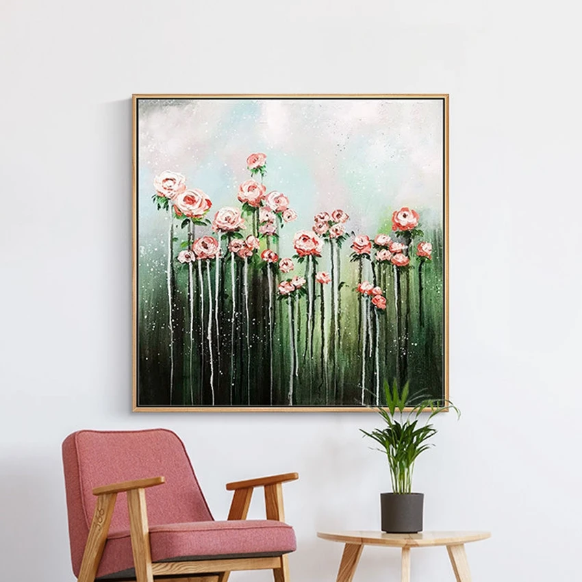 Картина маслом американская ручной работы декоративное художественное