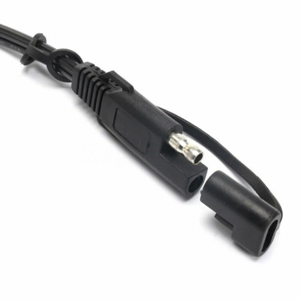 

Weatherproof Battery Charger Cable Dustproof Motorcycle Replacement 10A Black