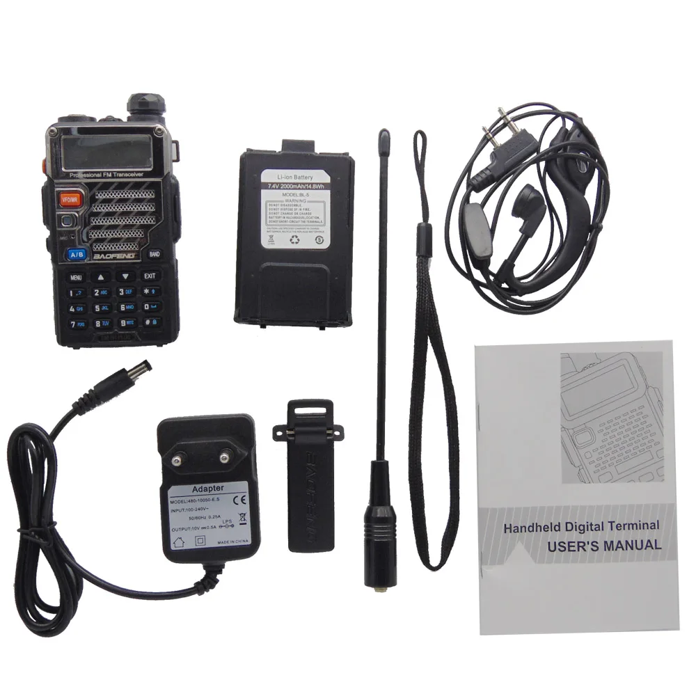 Новая цифровая рация BaoFeng DM 5R Plus DMR VHF UHF Двухдиапазонная портативная