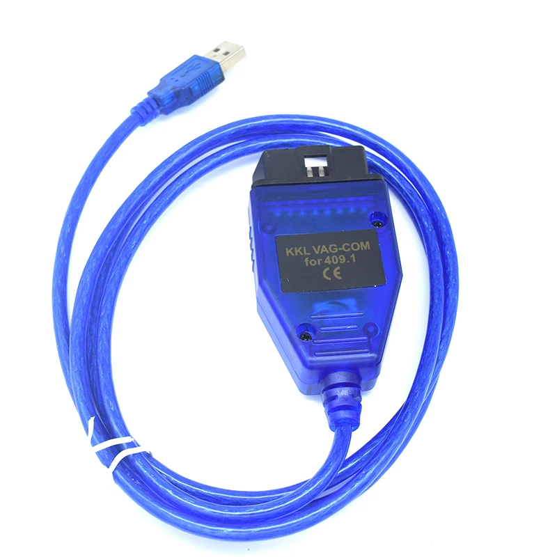 OBD2 USB кабель VAG-COM KKL 409,1 автоматический сканер инструмент сканирования для сиденья диагностические инструменты для стайлинга автомобилей