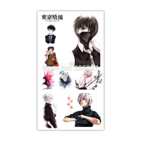 30 sheetslot tokyo ghoul tattoo stickers children tattoos paper for kids body gift