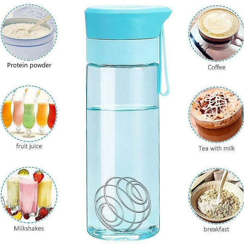 Лидер продаж 3 шт. шейкер молочного коктейля для протеина шарик миксер с венчиком