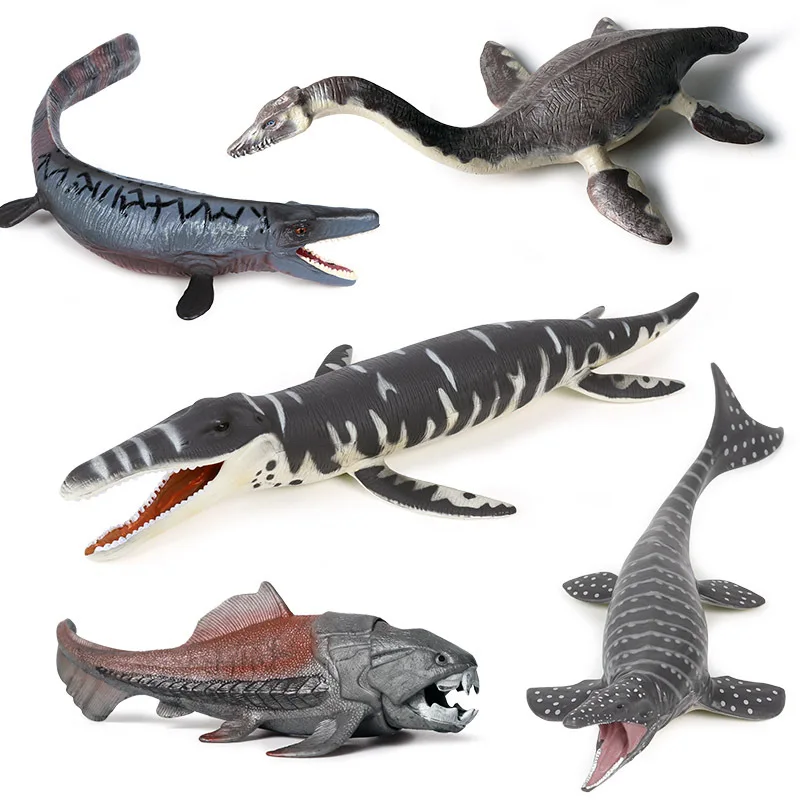1 шт. Морская жизнь динозавр животное мосазавр ихтиозавр Dunkleosteus Plesiosaur модель
