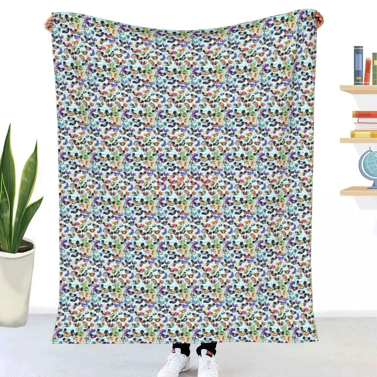 

Character Hats 3D Printed Flannel Throw Blanket Bedspread Sofa blankets