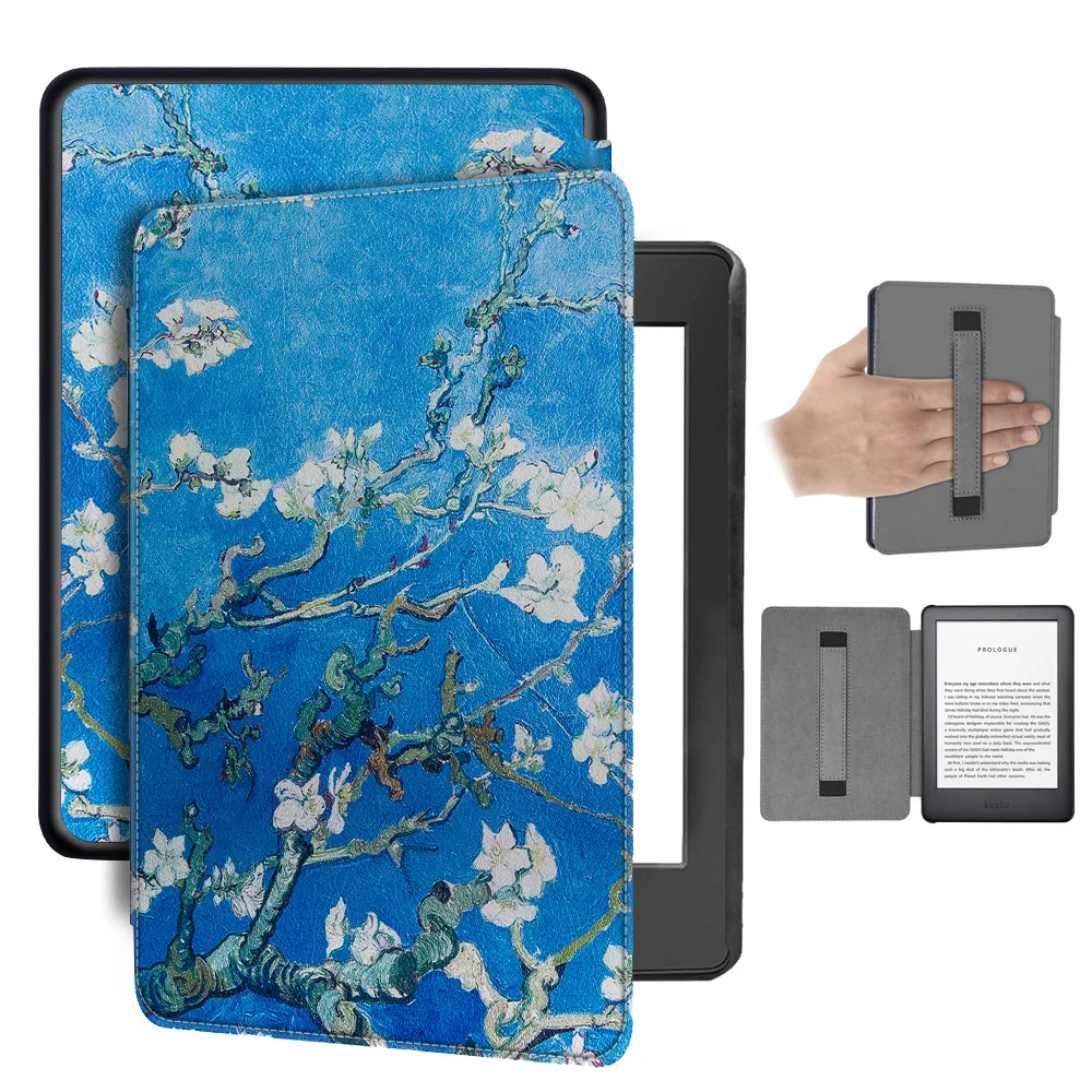 Чехол для kindle Paperwhite 4 чехол Роскошный pu кожаный чехол для amazon kindle paperwhite 4 10-го поколения ручной держатель чехол