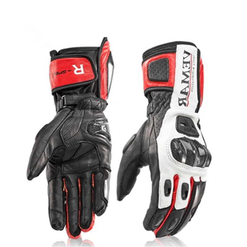 

New Leather Motorcycle Motocross Gloves Men's Outdoor Racing Protective Glove Luvas Motociclismo Guantes Para Moto