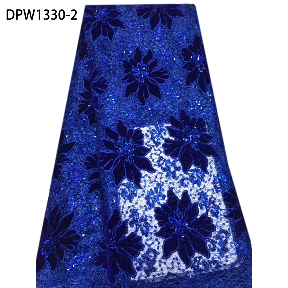 Африканская двойная органза кружева с блестками 2019 новейшая бархатная кружевная