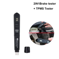brake fluid liquid tester pen with 5 led with tire pressure tester 2 in 1 diagnostic tool car brake tester auto vehicle tool