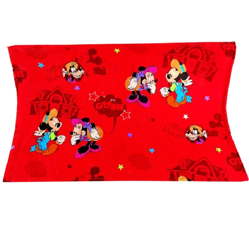 Mickey Minnie Red Дисней мультфильм Микки Минни Маус запутанное детское одеяло s мини пледы 70x100 см маленькое одеяло для ребенка на кровать кроватка самолет автомобиль - Цвет: Mickey Minnie Red