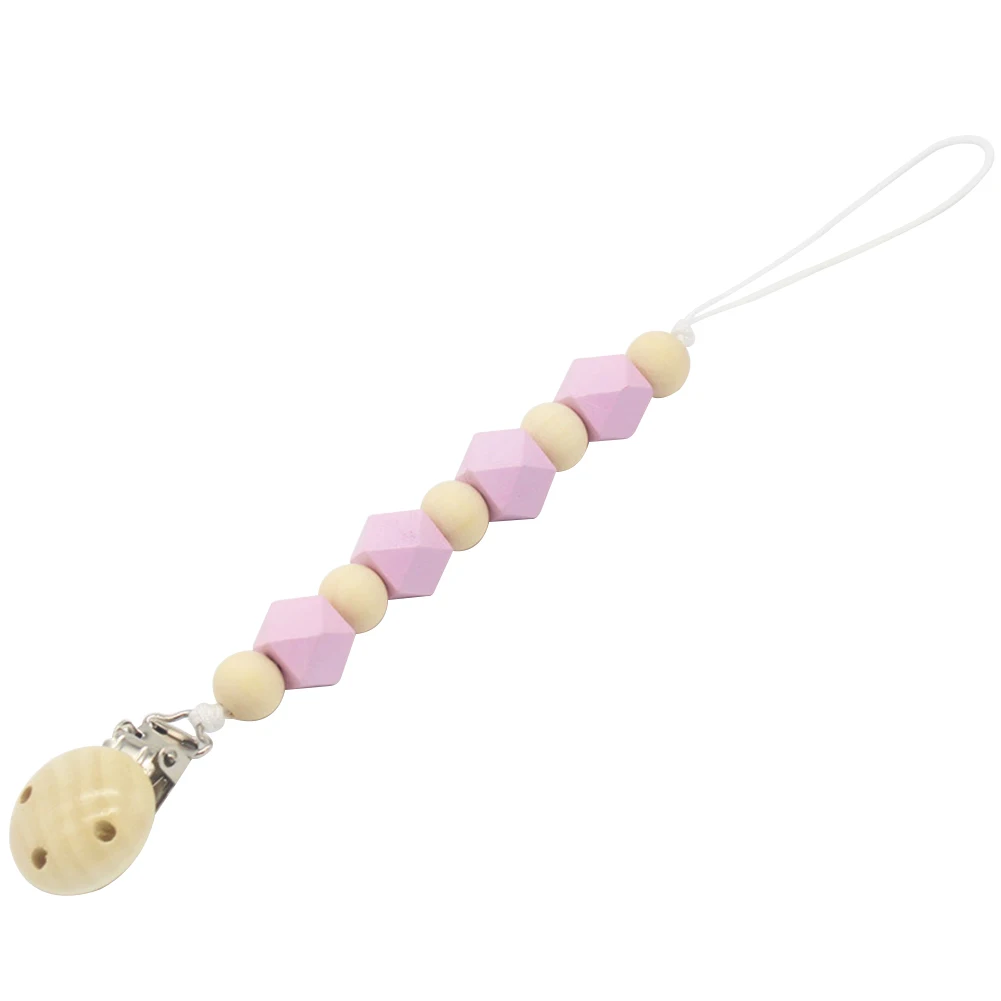 Жевательная игрушка соска с зажимом Прорезыватель для кормления бусины